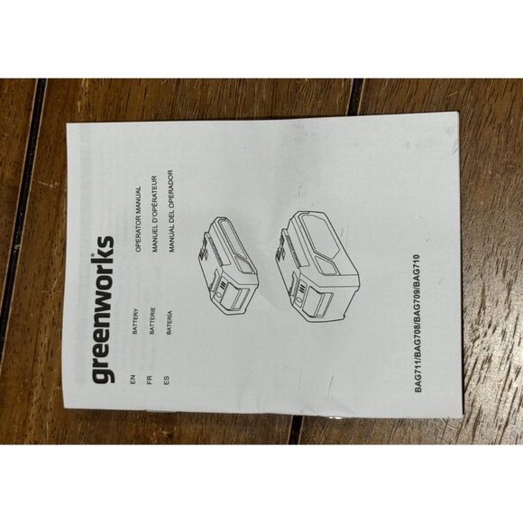 GREENWORKS Powerall 24v 2.0 Ah Battery USB Port Design - Picture 9 of 12